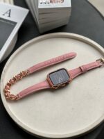 بند اپل واچ چرم کارتیر سانتوس همراه با گارد نگین دار (کدw5008) - تصویر 5