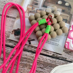 بند کنفی بلند صورتی (کدa0198)