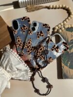 قاب پروانه با بال های پلنگی همراه با آویز (کدC2100) - تصویر 3