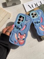 قاب سیلیکونی Stitch Couple (کدC1970) - تصویر 2