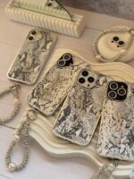 قاب YSL پایتون با آویز و محافظ لنز نگین دار (کدC1983) - تصویر 6