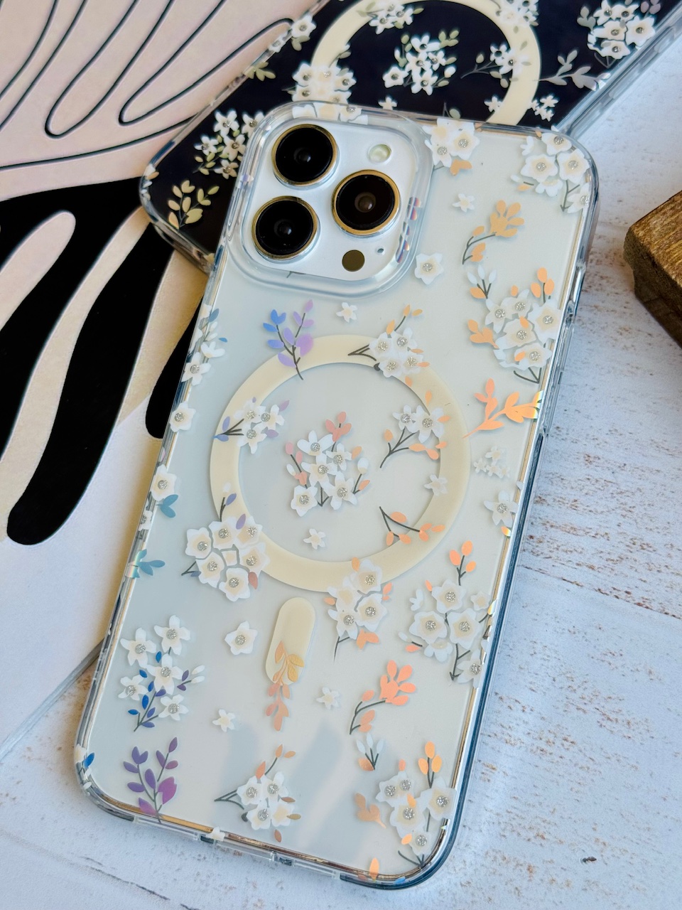 2aa8fb.jpeg قاب شکوفه هولوگرامی با مگ سیف (کدC2029) - تصویر 1