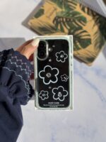 قاب گل آبی نگین دار(کدC2084)