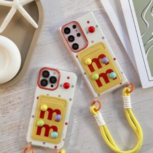قاب M&M'S جاکارتی با بند آیفون و سامسونگ (کدC1834)