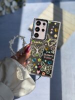 قاب نقاشی پروانه آینه ای با آویز سامسونگ و شیائومی (کدC2056) - تصویر 3