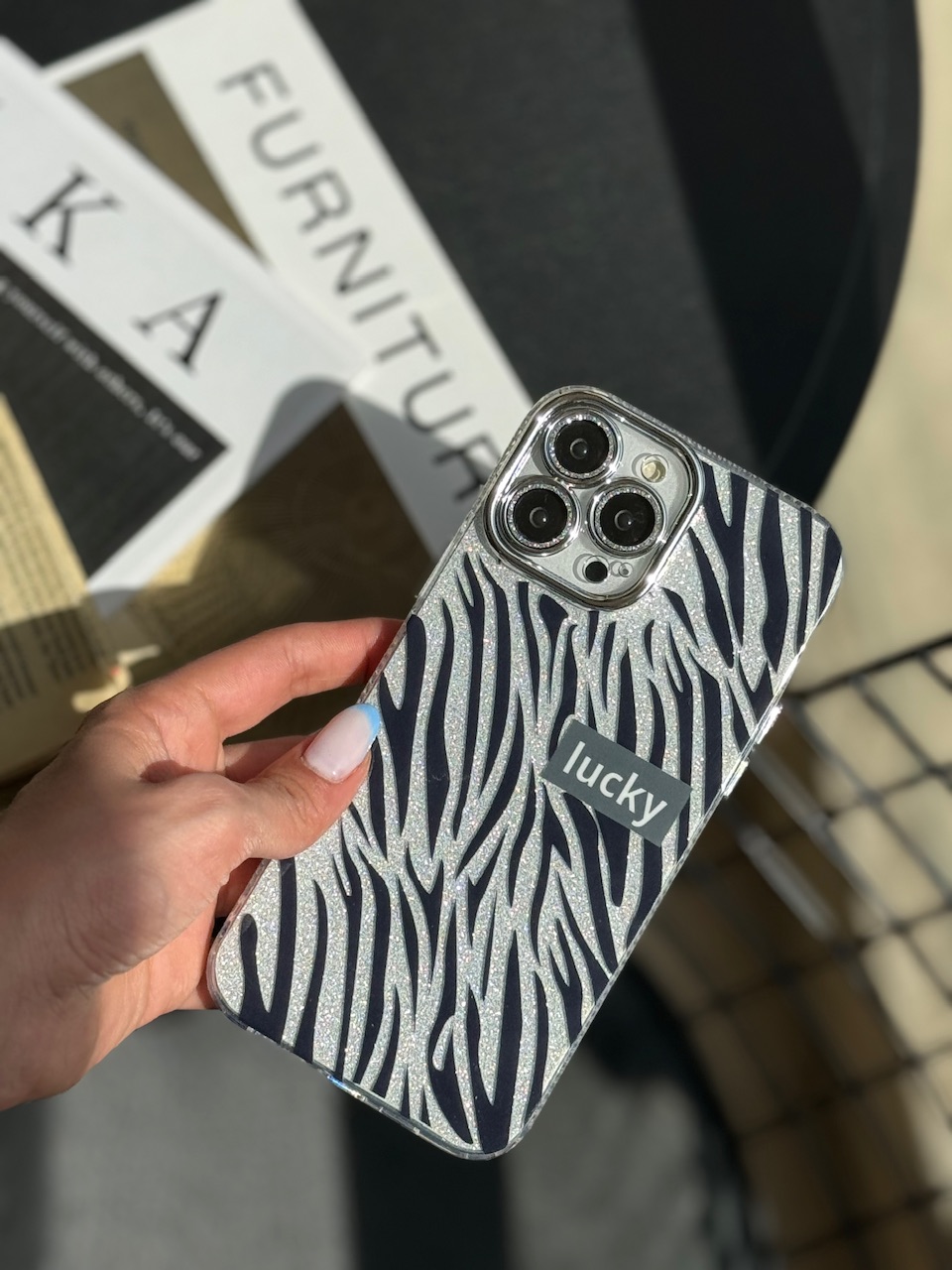 491696.jpeg قاب Lucky طرح گور خر (کدC1685) - تصویر 1