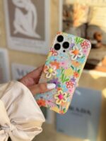 قاب باغچه با آویز و گل های برجسته (کدC2079) - تصویر 2