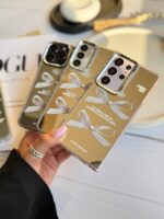 قاب Papillon آینه ای مروارید سفید (کدC1859) - تصویر 2