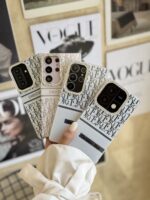 قاب White Christian Dior دور لنز نگین سامسونگ و شیائومی (کدC2076) - تصویر 5