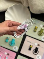 محافظ کابل سیلیکونی طرح Smile (کدa0109)