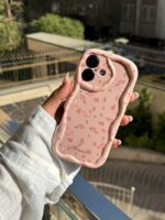 قاب Peachy Flowers & butterfly آیفون ، سامسونگ ، شیائومی (کدC2092) - تصویر 3