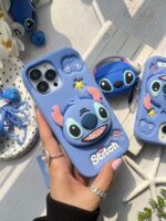 قاب سیلیکونی پاپ سوکتی استیچ (کدC1853)