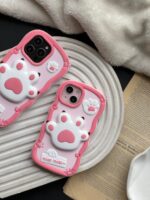 قاب پنجه سیلیکونی صورتی (کدC1615) - تصویر 2