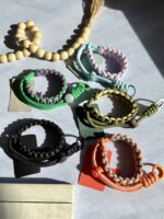 بند مچی طرح بافت تک قلاب با قابلیت تنظیم سایز (کدa0280)