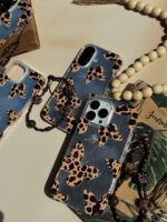 قاب پروانه با بال های پلنگی همراه با آویز (کدC2100) - تصویر 5