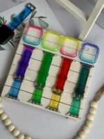 ست بند اپل واچ و گارد ژله ای رنگی (کدw5025) - تصویر 6