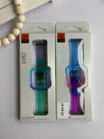 ست بند اپل واچ و گارد ژله ای رنگی (کدw5025)