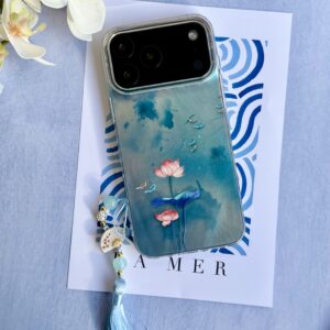 قاب نیلوفر آبی با آویز (کدC2123)