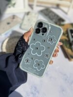 قاب گل آبی نگین دار(کدC2084) - تصویر 3