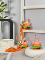 جا کلیدی سیلیکونی پاتریک همبرگری (کدa0203)