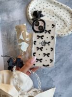 قاب Cute Bow Tie با آویز (کدC2074)