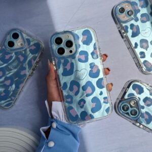 قاب پلنگی آبی پاستلی (کدC2001)