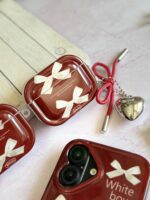 ایرپاد ست قاب چری white bow (کدa0273)