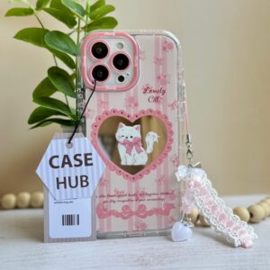 قاب گربه اشراف زاده با آویز آیفون ، سامسونگ ، شیائومی (کدC2039)