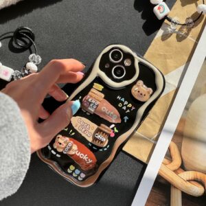 قاب خرس شکلاتی آیفون ، سامسونگ ، شیائومی (کدC1579)