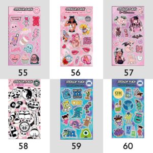 پک استیکر شماره 1 تا 78 (کدa0142)