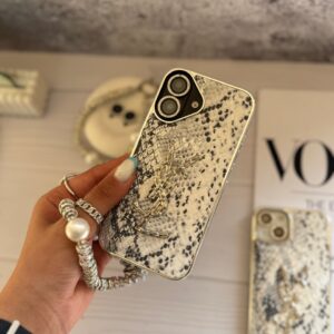 قاب YSL پایتون با آویز و محافظ لنز نگین دار (کدC1983)