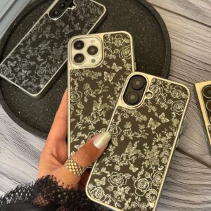 قاب Dark Flowers آیفون  (کدC2093)