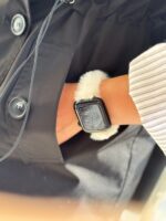 بند اپل واچ خز دار سفید (کدw5053) - تصویر 5