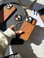 قاب مگ سیف چرمی لنز استند شو (کدC1867) - تصویر 5