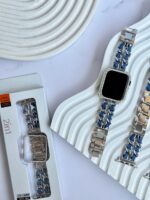 بند اپل واچ جین کارتیر با گارد نگینی (کدw5026) - تصویر 3