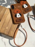 قاب Cute Puppy پشمی با آویز (کدC1952) - تصویر 2