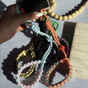 بند مچی طرح بافت تک قلاب با قابلیت تنظیم سایز (کدa0280)