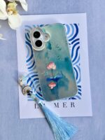 قاب نیلوفر آبی با آویز (کدC2123) - تصویر 2