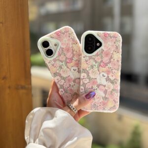 قاب پیشی در باغ گل (بدون آویز ) (کدC2061)