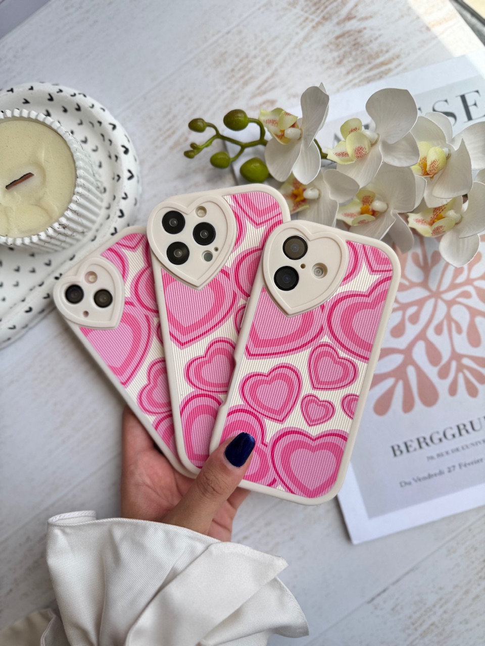 d4015a.jpeg قاب قلب صورتی کبریتی (کدC2036) - تصویر 1