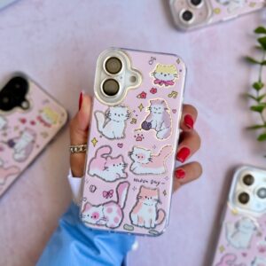 قاب گربه صورتی (کدC2025)