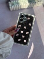 قاب پاپیون صورتی شاین آیفون ، سامسونگ ، شیائومی (کدC2059) - تصویر 8