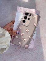 قاب پاپیون صورتی شاین آیفون ، سامسونگ ، شیائومی (کدC2059) - تصویر 5