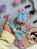 محافظ آداپتور 20 وات آیفون قلب و پاپیون رنگی (4تکه) (کدa0176) - تصویر 3