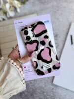 قاب پلنگی Romantic Pink آیفونی (کدC2062) - تصویر 6