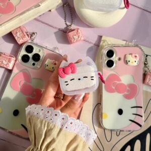 کاور ایرپاد هلوکیتی شفاف گوش دار (کدa0303)