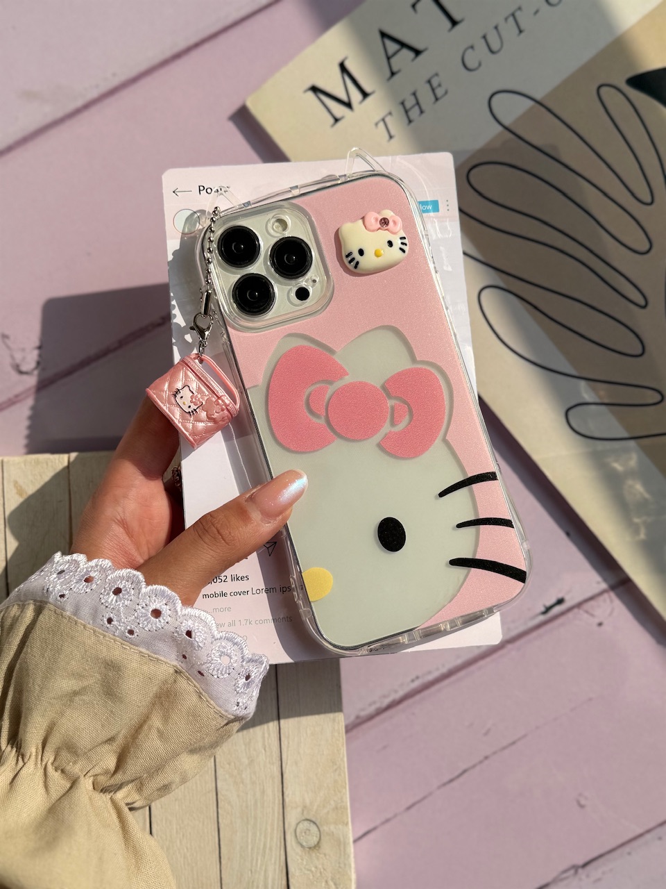 74abdd آویز سبد هلوکیتی (کدa0304) - تصویر 1