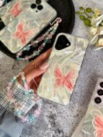 قاب پروانه رز فلای با آویز آیفون (کدC2147) - تصویر 2