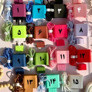 محافظ آداپتور 45 وات سیلیکونی سامسونگ 3 پین (5تکه) (کدa0298)