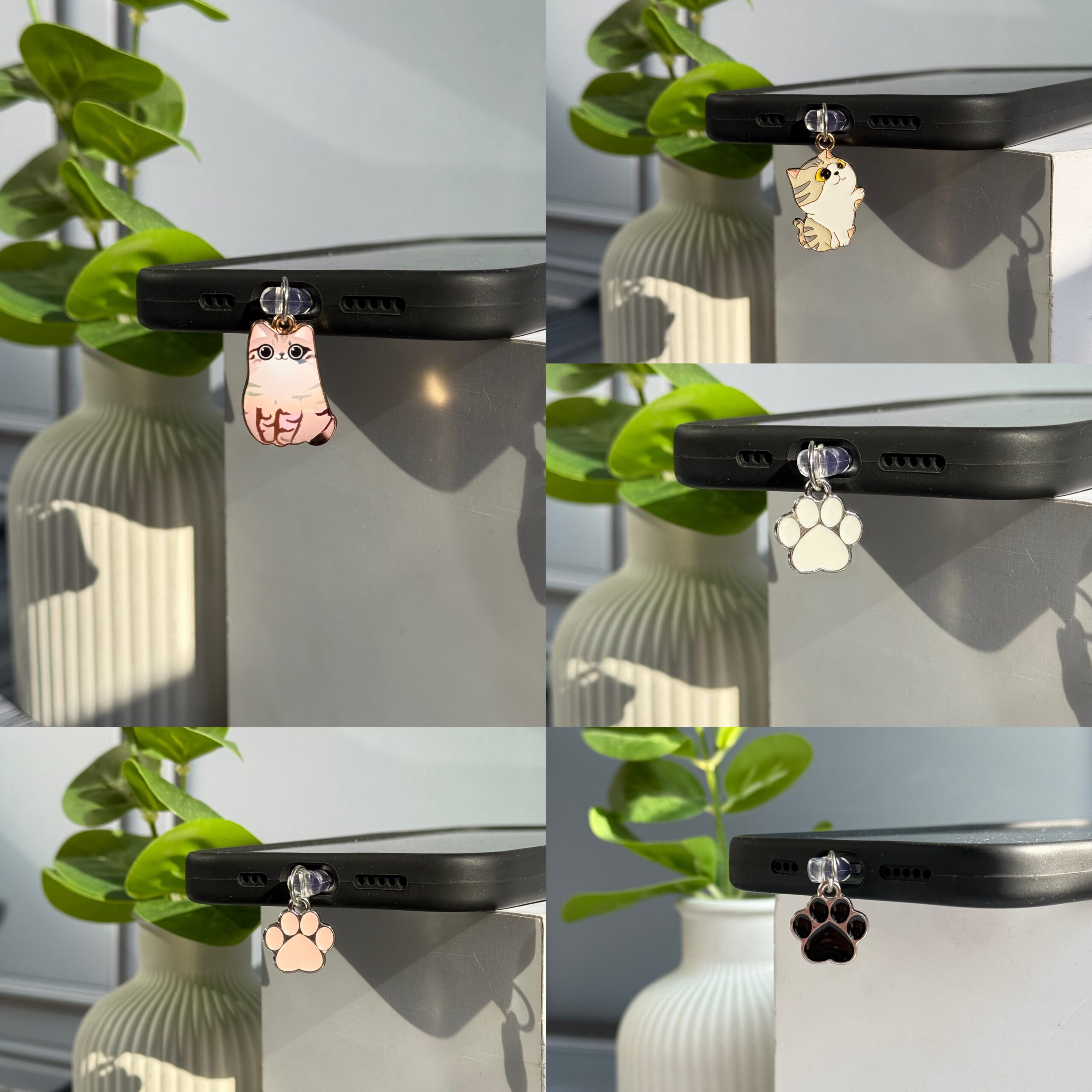 e4b4dd پلاگ فانتزی سوکت شارژ طرح سگ و گربه (کدa0305) - تصویر 1